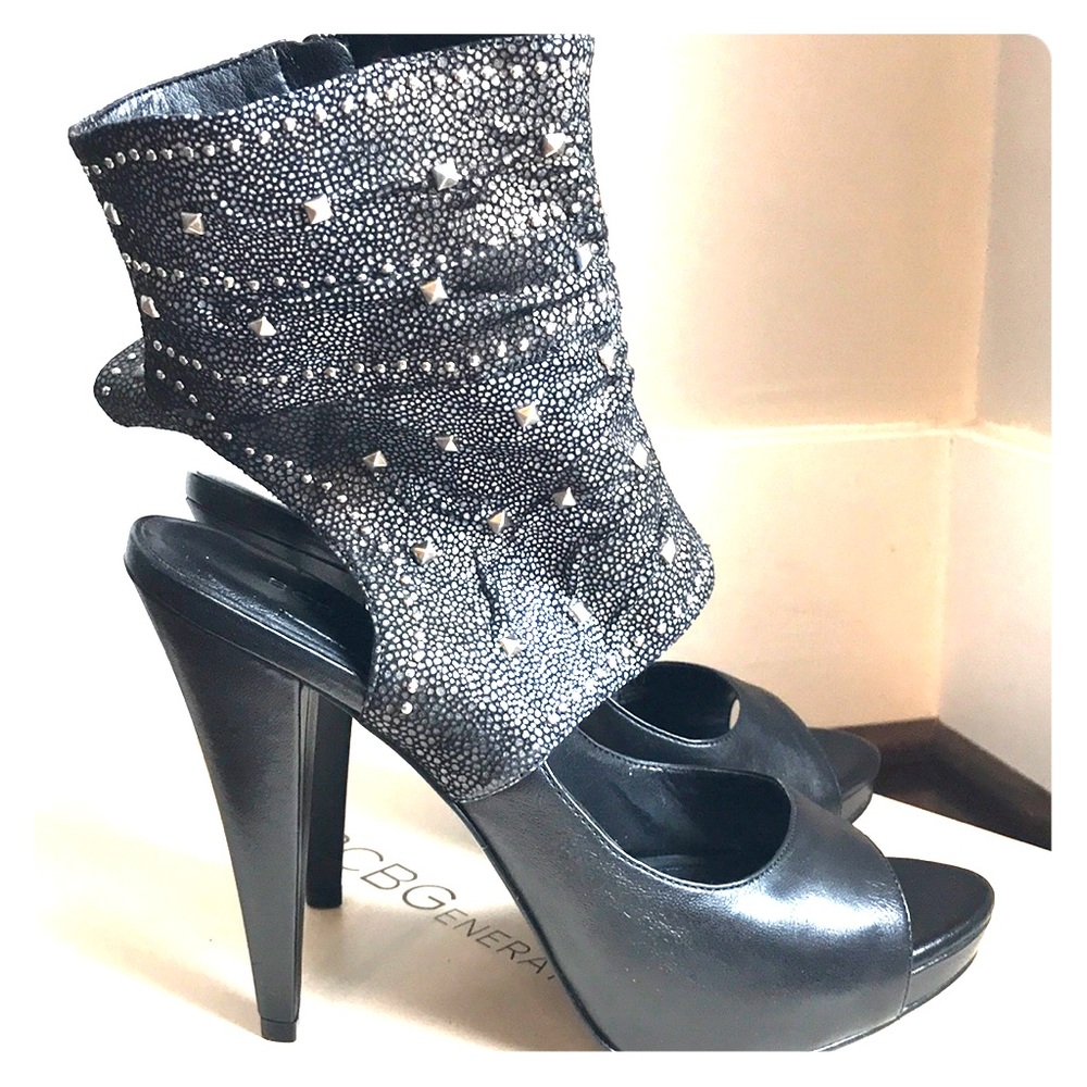 BCBGeneration Open Toe Bootie